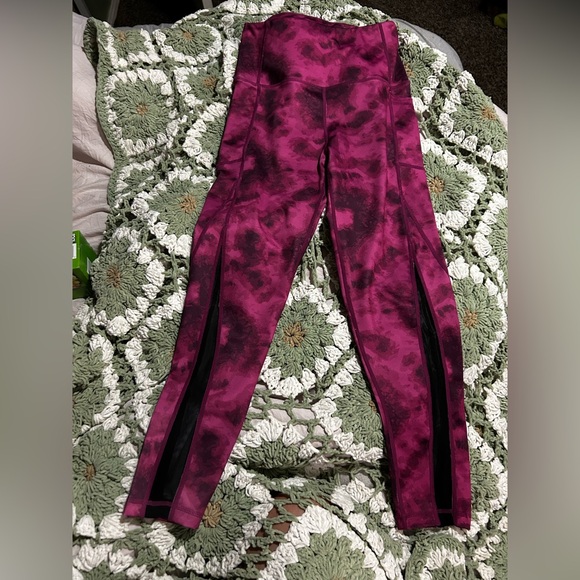 🍂Vibrant Pink Tie-Dye Leggings - Picture 1 of 5